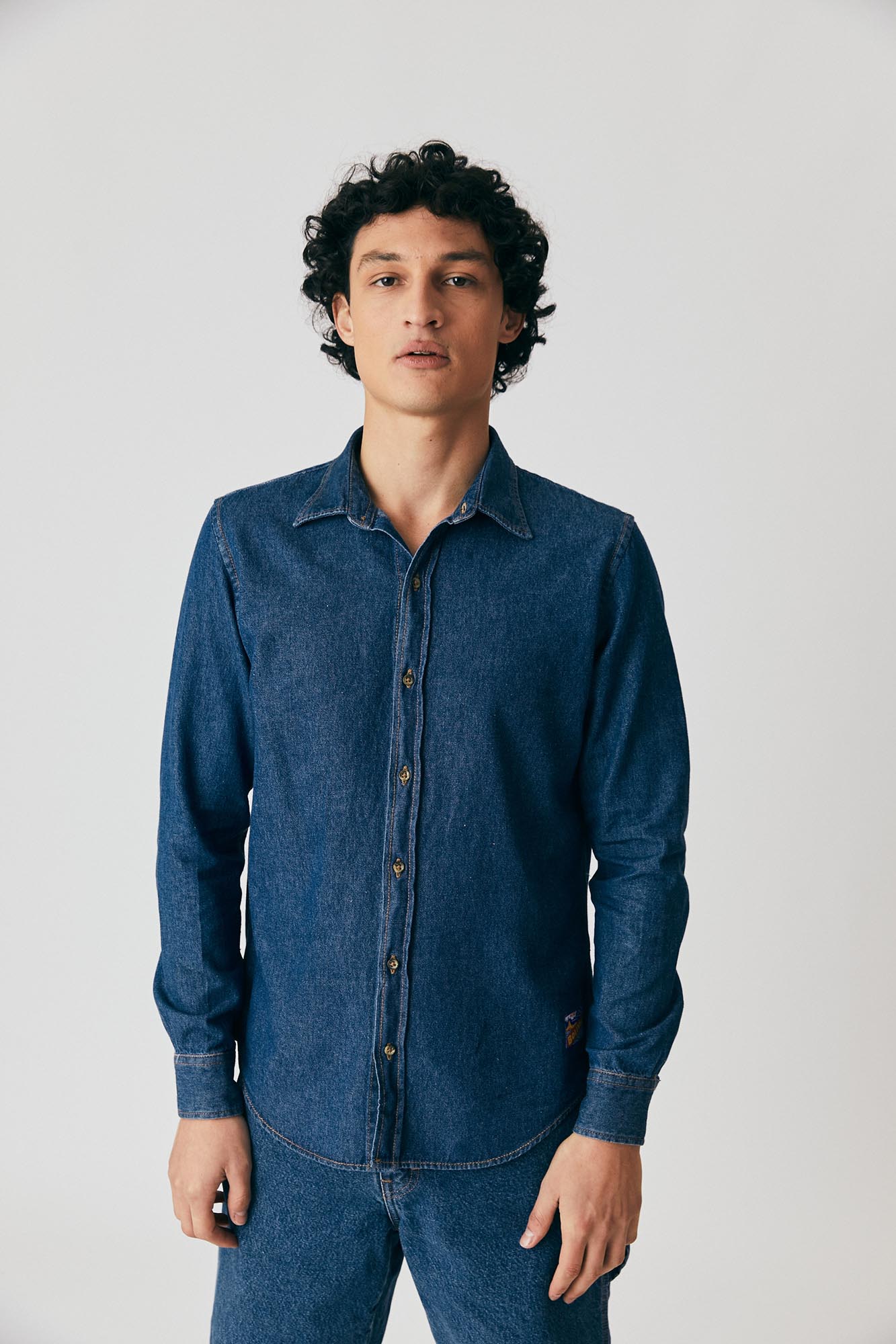 CAMISA RAS DENIM SICILIA