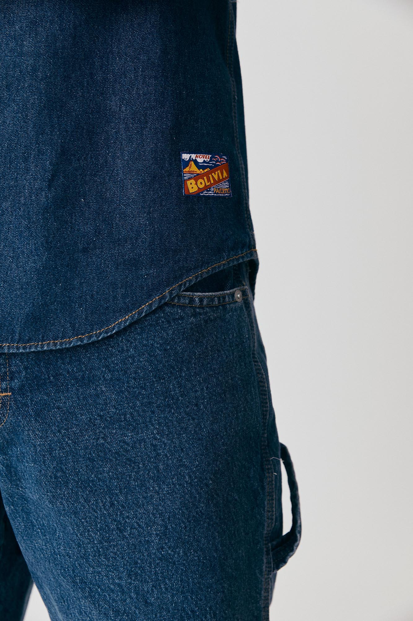 BS2411003-13 - CAMISA RAS DENIM SICILIA