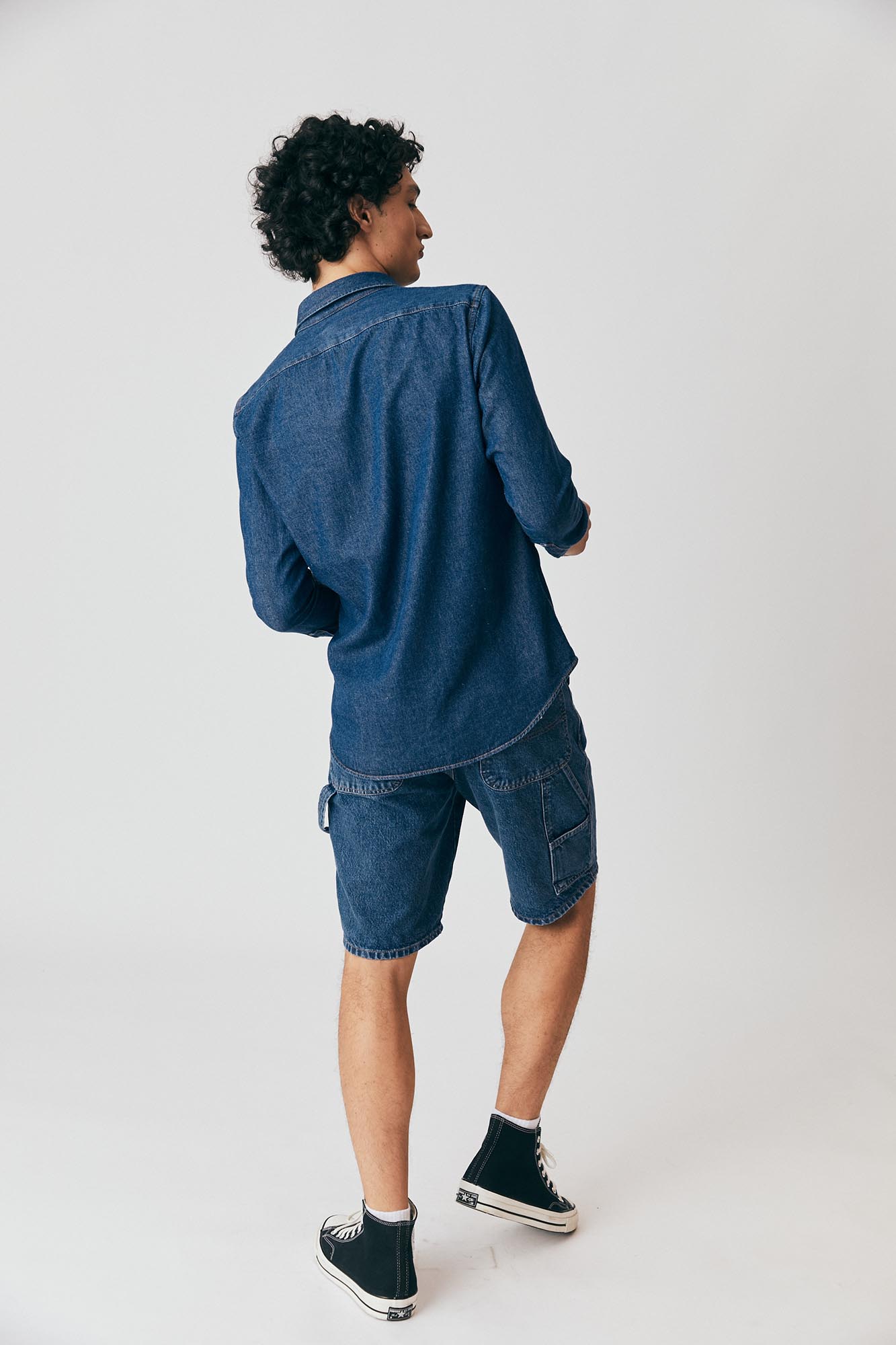 BS2411003-13 - CAMISA RAS DENIM SICILIA