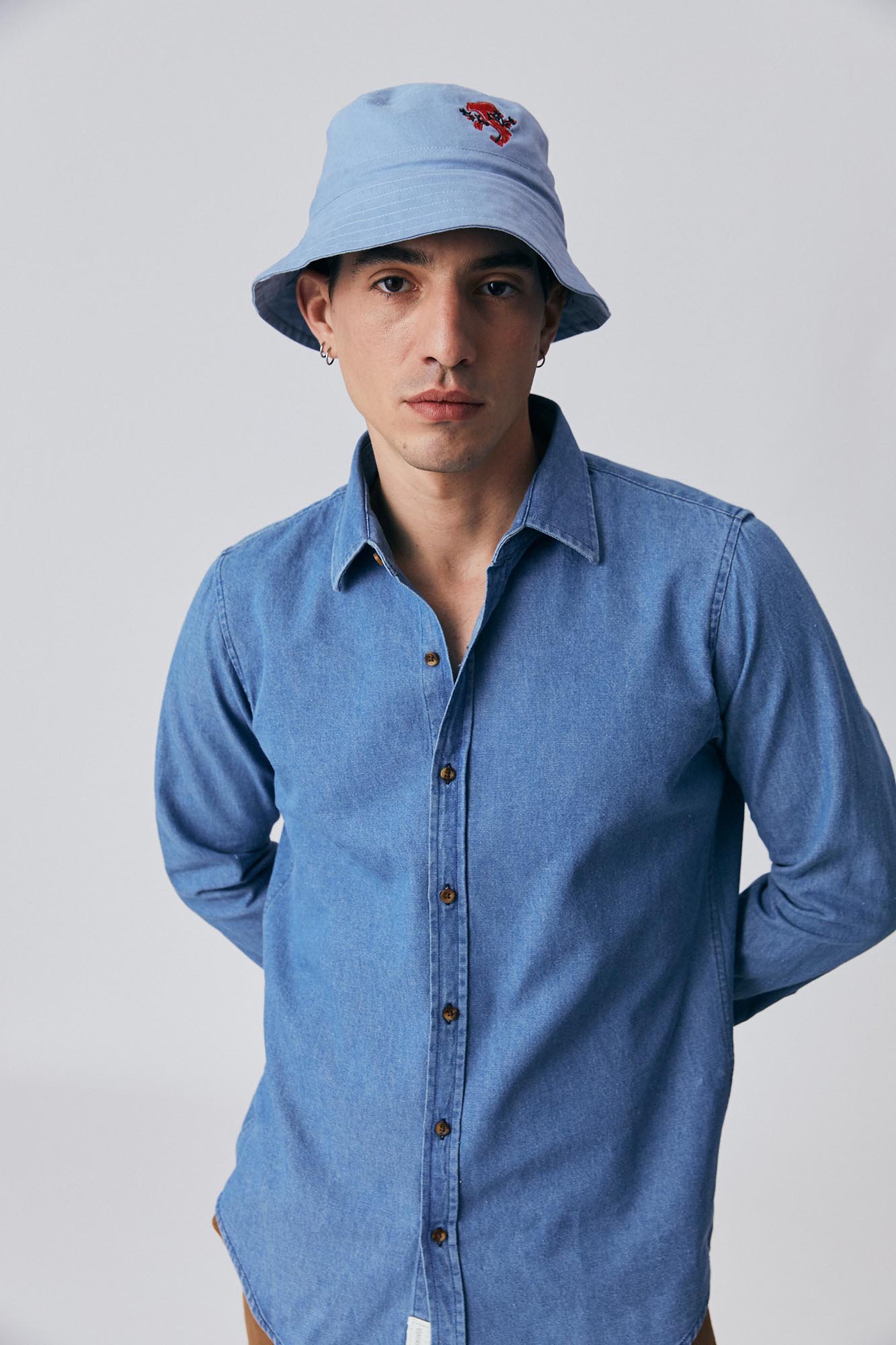 BS2411007-47 - CAMISA RAS DENIM PERTH