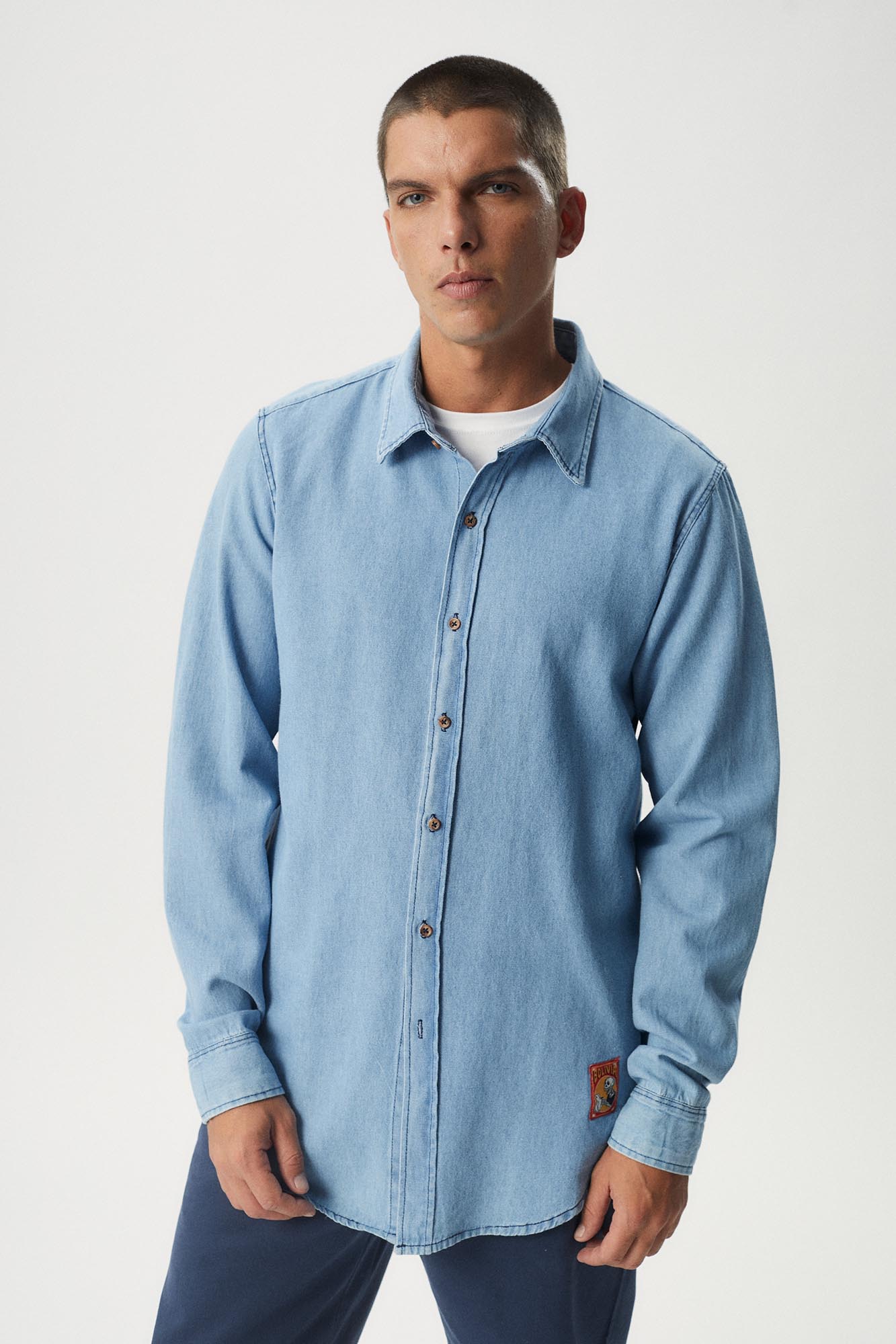 CAMISA RAS DENIM DUBLIN